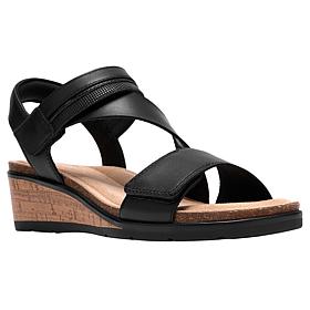 "As Is" Clarks Collection Kacha Wave Wedge Sandal