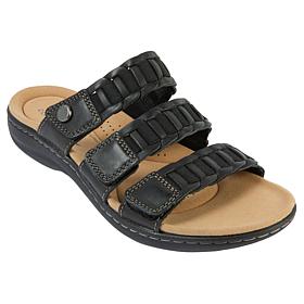 "As Is" Clarks Collection Laurieann Hope Heritage Casual Flat Sandals