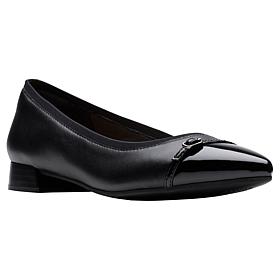 "As Is" Clarks Collection Natalyn Dusk Slip-On Leather Dress Shoe