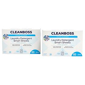 "As Is" CleanBoss 2pk Powerful Laundry Smart Sheets Up to 120 Loads!