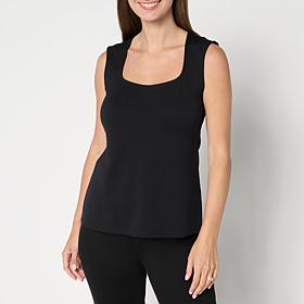"As Is" Colleen Lopez Lightweight Ponte Knit Tank