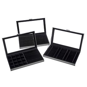 "As Is" Colleen's Prestige™ Set of 3 Large Jewelry Boxes