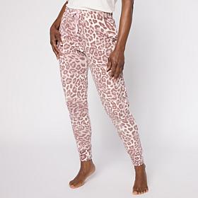 "As Is" Comfort Code Cozy Fleece  2-piece Top and Jogger Sleep Set