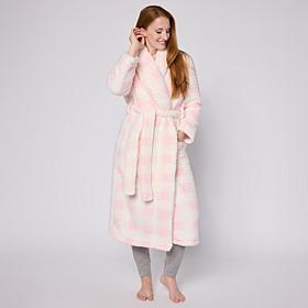 "As Is" Comfort Code Cozy Sherpa Knit Belted Robe