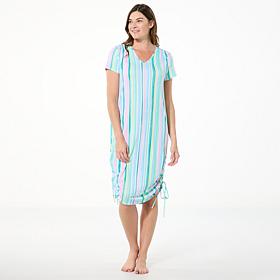 "As Is" Comfort Code Soft & Light Sleepdress with Adjustable Hems