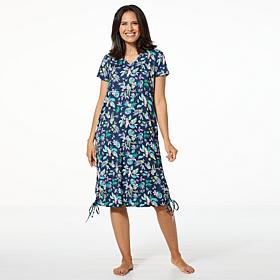 "As Is" Comfort Code Soft & Light Sleepdress with Adjustable Hems