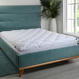 "As Is" Concierge Collection Flower Quilted Mattress Pad 