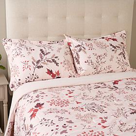 "As Is" Concierge Collection Printed Velvet Comforter Set