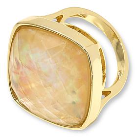 "As Is" Connie C. Carroll Jewelry Caroline Gem Doublet Solitaire Ring