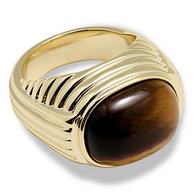 "As Is" Connie Craig Carroll Jewelry Larken Gemstone Ribbed High Do...