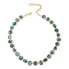 "As Is" Connie Craig Carroll Jewelry Laurel 18" Shell Statement Nec...