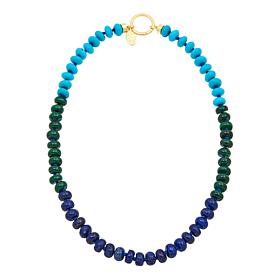 "As Is" Connie Craig Carroll Jewlry Aniston 20" Rondelle Beaded Ncklce