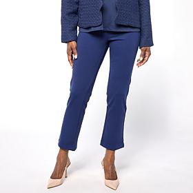 "As Is" DG2 by Diane Gilman Comfort Ponte Knit Pull-On Slim Ankle Pant