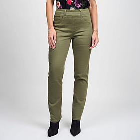 "As Is" DG2 by Diane Gilman Coolmax® Shaper Stretch Denim Straight ...