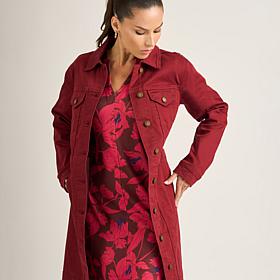 "As Is" DG2 by Diane Gilman DG2 New Classic Stretch Denim Longline ...