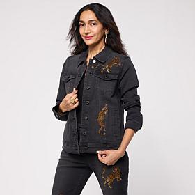 "As Is" DG2 by Diane Gilman New Classic Stretch Crystal Embellished...