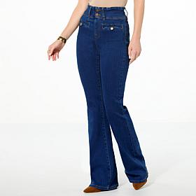 "As Is" DG2 by Diane Gilman New Classic Stretch Denim Welt Pocket F...