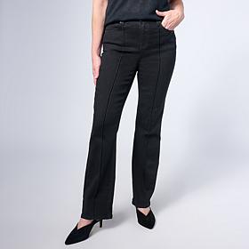 "As Is" DG2 by Diane Gilman New Classic Stretch Pintuck Bootcut Jean