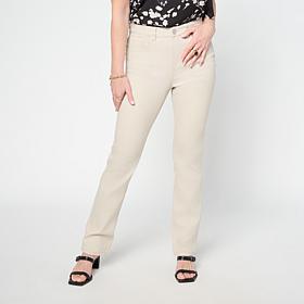 "As Is" DG2 by Diane Gilman Virtual Stretch Denim Straight-Leg Jean