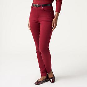 "As Is" DG2 by Diane Gilman Virtual Stretch Pull-On 5-Pocket Jegging