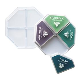 "As Is" Diamond Press Metallic Inks - Set of 4