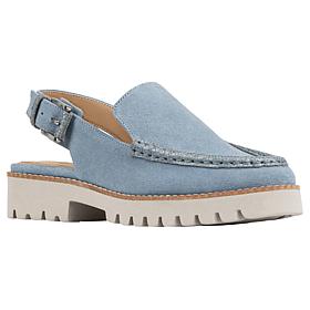 "As Is" Donald Pliner Essex Modern Leather Slingback Loafer