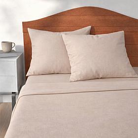 "As Is" Emryn House 200 Thread Count Cotton Percale 4-Piece Sheet Set