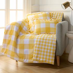"As Is" Emryn House 3-piece 100% Cotton Throw and Pillow Set