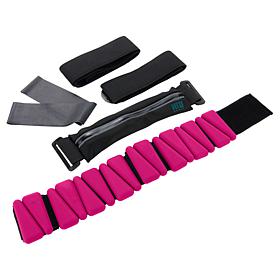 "As Is" FitQuest Fitzi Bands Wrist Weights with Running Pouch