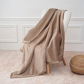 "As Is" G by Giuliana 60" x 70" Velvet Plush Throw