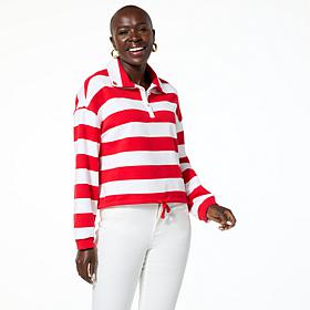 "As Is" G by Giuliana Americana Knit Pullover Top