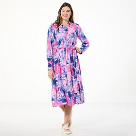 "As Is" G by Giuliana Belted Button Front Dress