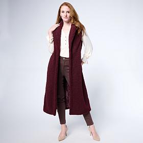 "As Is" G by Giuliana Black Label Teddy Vest