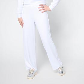 "As Is" G by Giuliana Diamond Knit Wide Leg Crop Pant