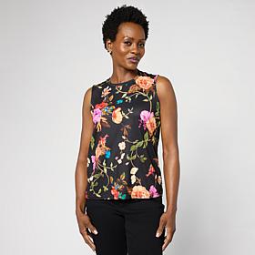 "As Is" G by Giuliana G-Knit Printed Sleeveless Tank