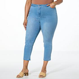 "As Is" G by Giuliana G-Soft Denim Slim Girlfriend Cropped Jean