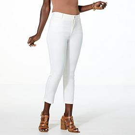 "As Is" G by Giuliana G-Soft Denim Slim Girlfriend Cropped Jean