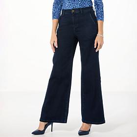 "As Is" G by Giuliana G-Soft Denim Ultra Wide-Leg Jean