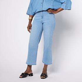 "As Is" G by Giuliana G5 Slim Palazzo Jean