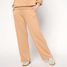 "As Is" G by Giuliana Marshmallow Knit Wide-Leg Pull-On Pant