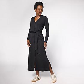 "As Is" G by Giuliana Rib Knit Dress with Self Belt