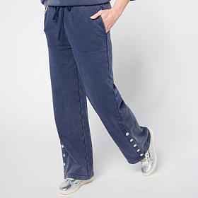 "As Is" G by Giuliana Sun-Kissed Terry Pant with Snap Detail