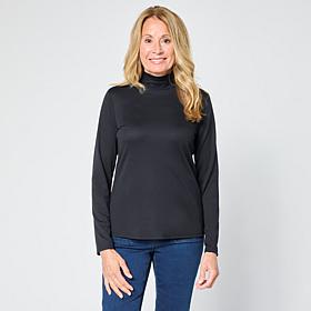 "As Is" G by Giuliana Textured Knit Mini Mock Neck Top