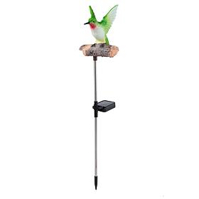 "As Is" GreanBase Solar Bird Stakes with Sounds - Set of 2
