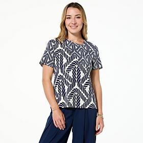 "As Is" GREY by Jhoan Sebastian Grey Abstract Jersey Knit Tee