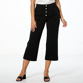 "As Is" GREY by Jhoan Sebastian Grey Knit Denim Crop Capsule Pant