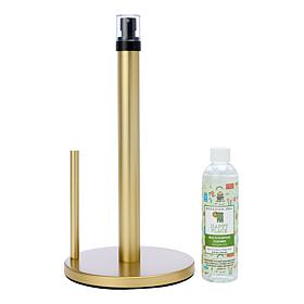 "As Is" Happy Place Standing Towel Roll Holder with Spray Pump