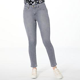 "As Is" IMAN Global Chic Perfect Fit 360 Slim-Leg Ankle Jean