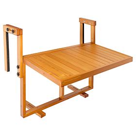 "As Is" Improvements Adjustable Balcony/Railing Folding Table