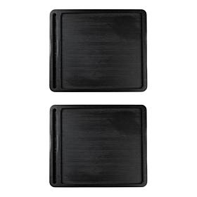 "As Is" Improvements Bamboo Sofa Arm Tray/Table - Set of 2